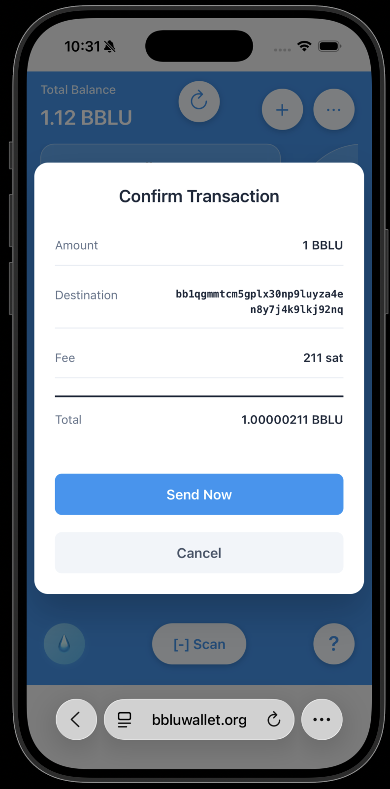 Confirm DROP transaction